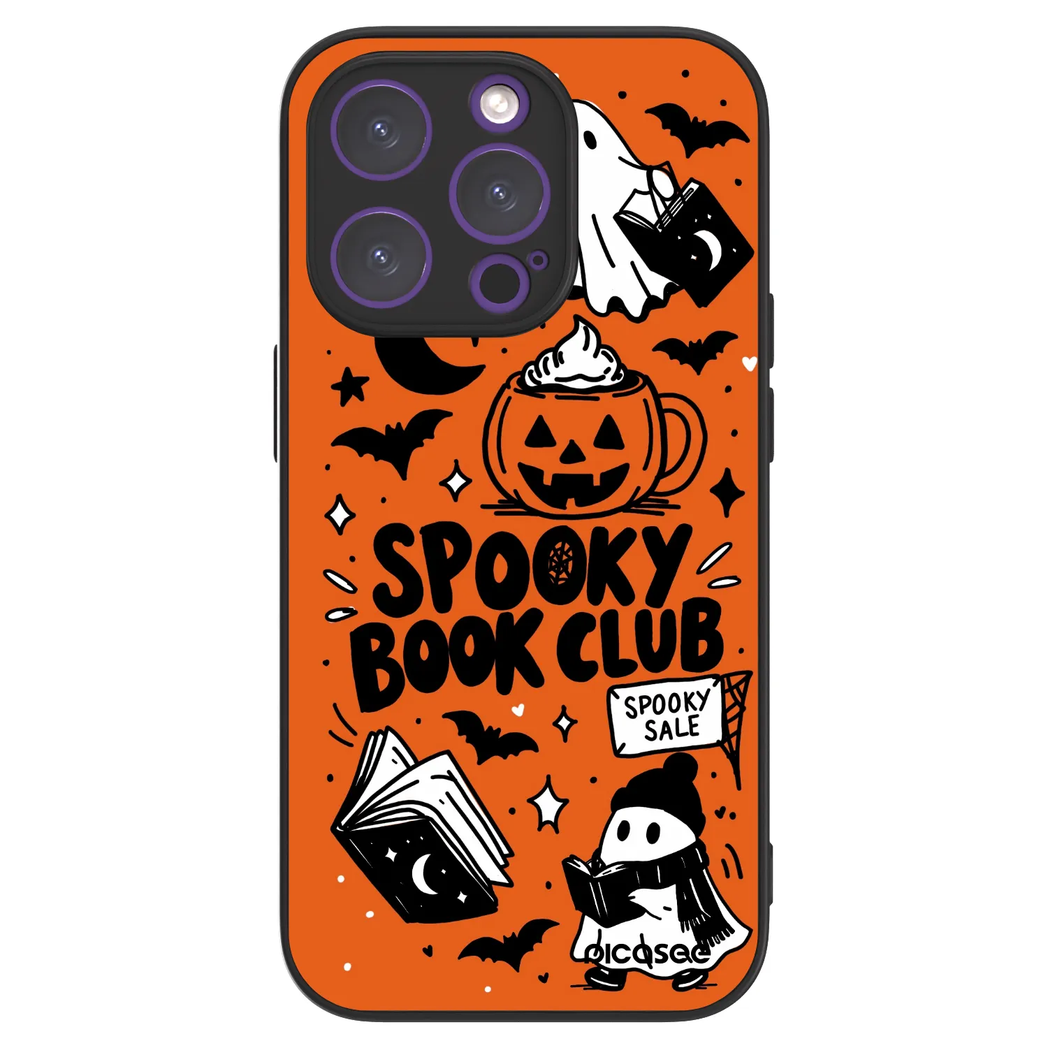 Picasee ULTIMATE CASE MagSafe pro Apple iPhone 14 Pro - Spooky book club