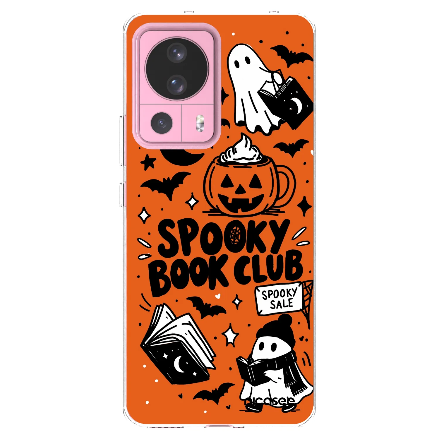 Picasee διαφανής θήκη σιλικόνης Xiaomi 13 Lite - Spooky book club
