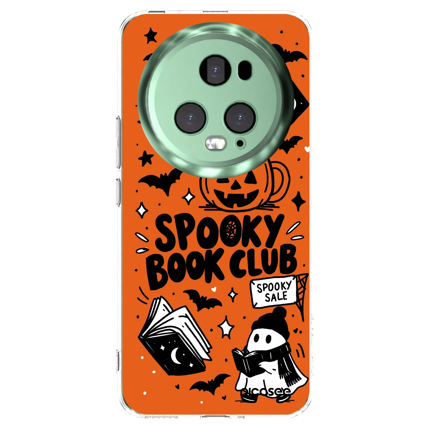 Picasee διαφανής θήκη σιλικόνης Honor Magic5 Pro - Spooky book club