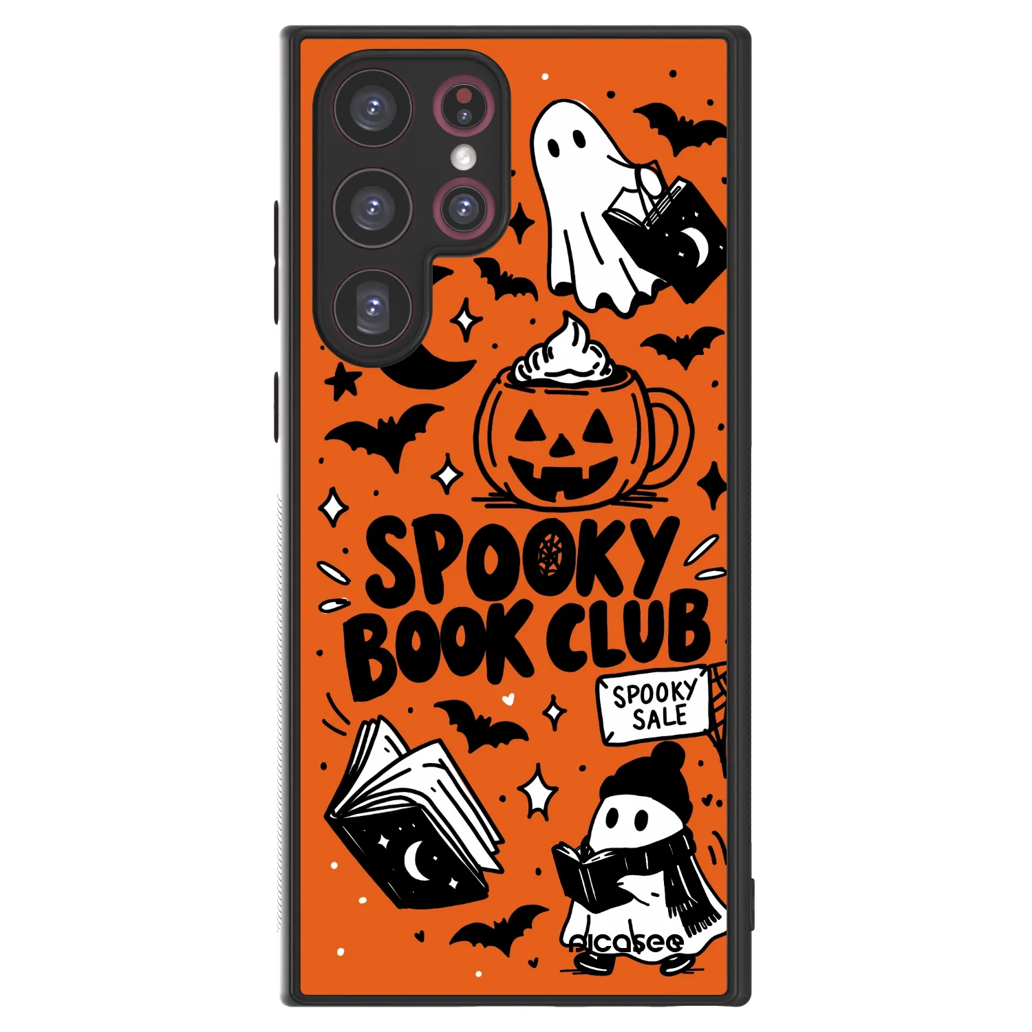 Picasee ULTIMATE CASE PowerShare για Samsung Galaxy S22 Ultra 5G - Spooky book club
