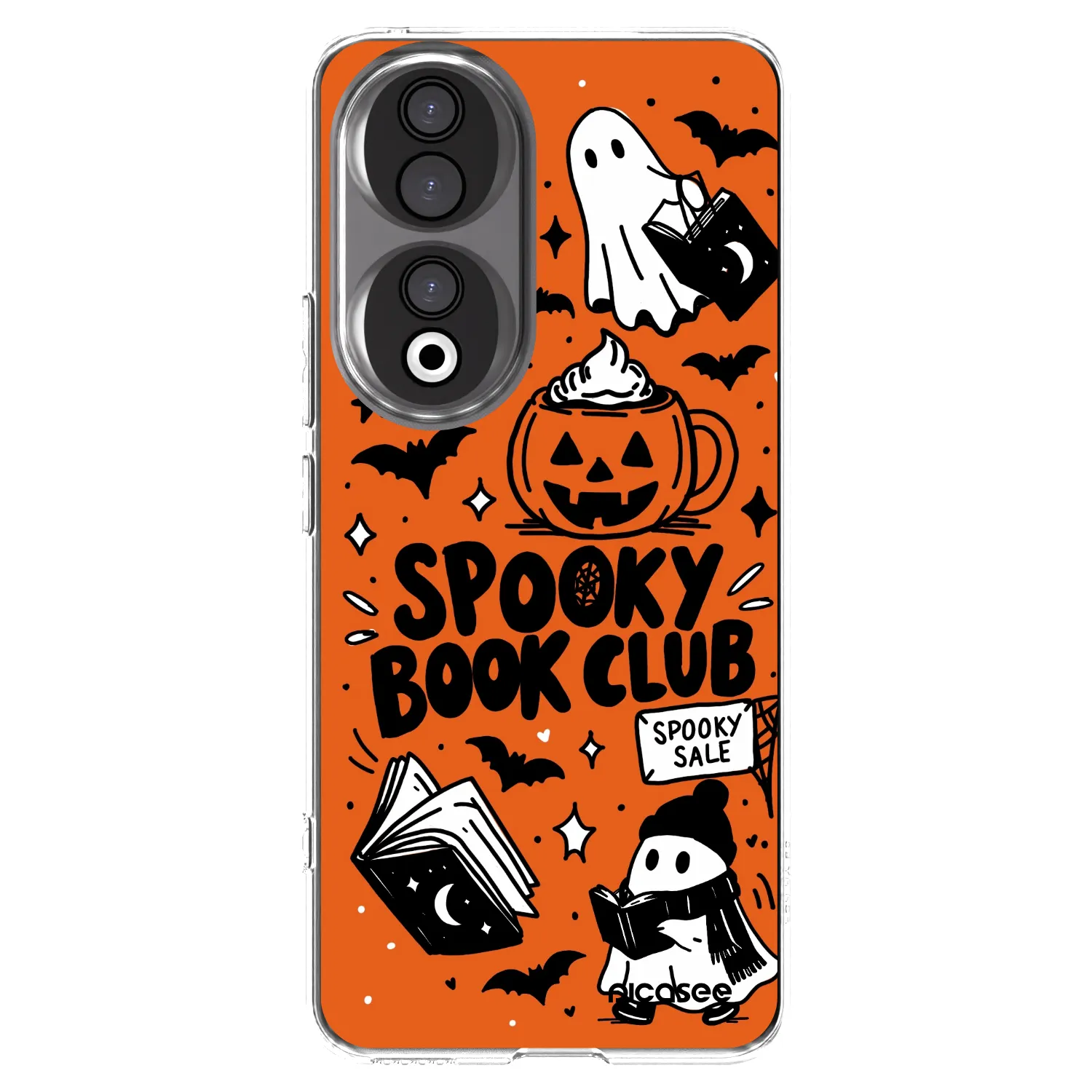 Picasee διαφανής θήκη σιλικόνης Honor 90 5G - Spooky book club