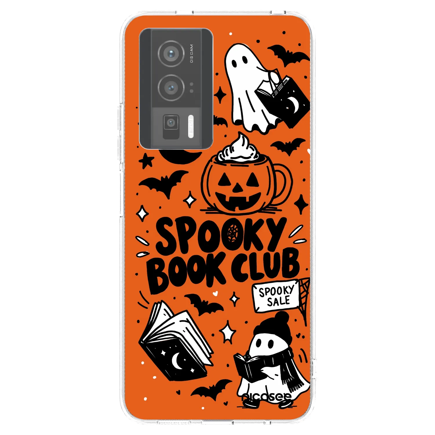 Picasee διαφανής θήκη σιλικόνης Xiaomi Poco F5 Pro 5G - Spooky book club