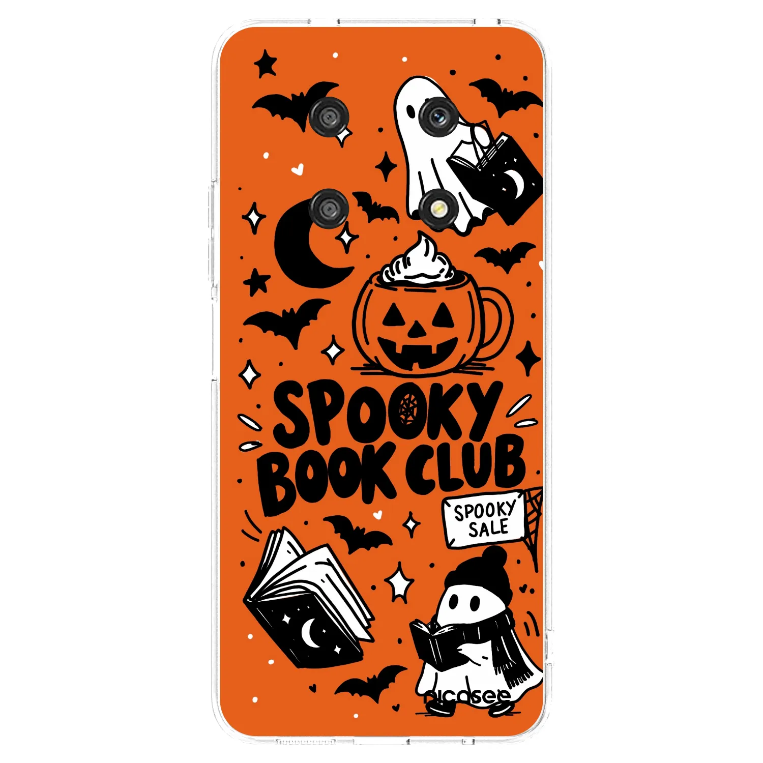 Picasee διαφανής θήκη σιλικόνης Honor Magic4 Lite 5G - Spooky book club