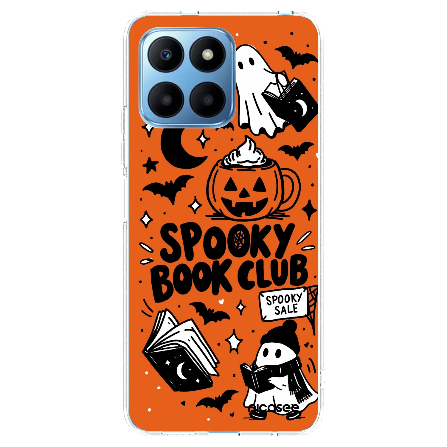 Picasee διαφανής θήκη σιλικόνης Honor 70 Lite - Spooky book club