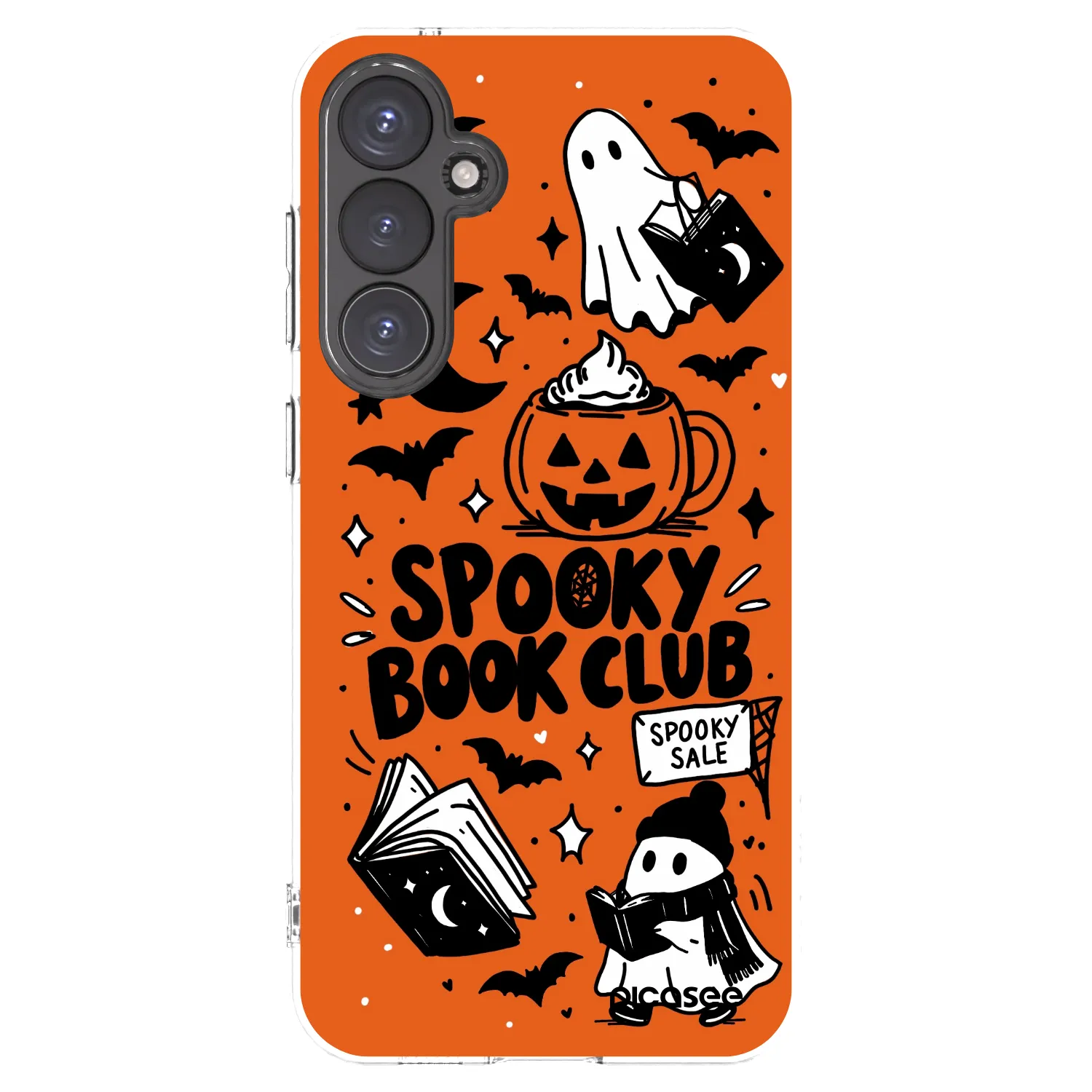 Picasee διαφανής θήκη σιλικόνης Samsung Galaxy S23 FE S711B - Spooky book club