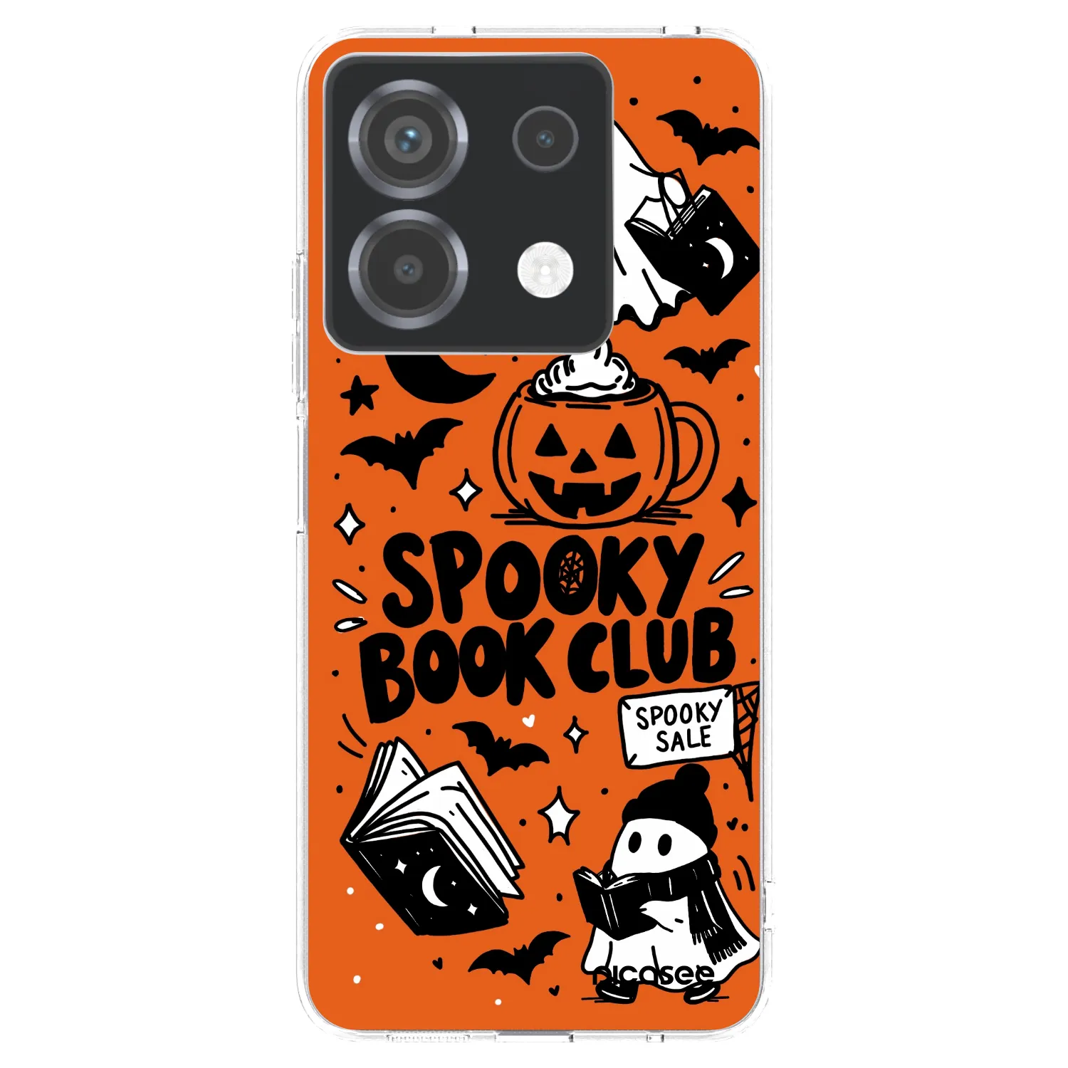 Picasee διαφανής θήκη σιλικόνης Xiaomi Poco X6 - Spooky book club