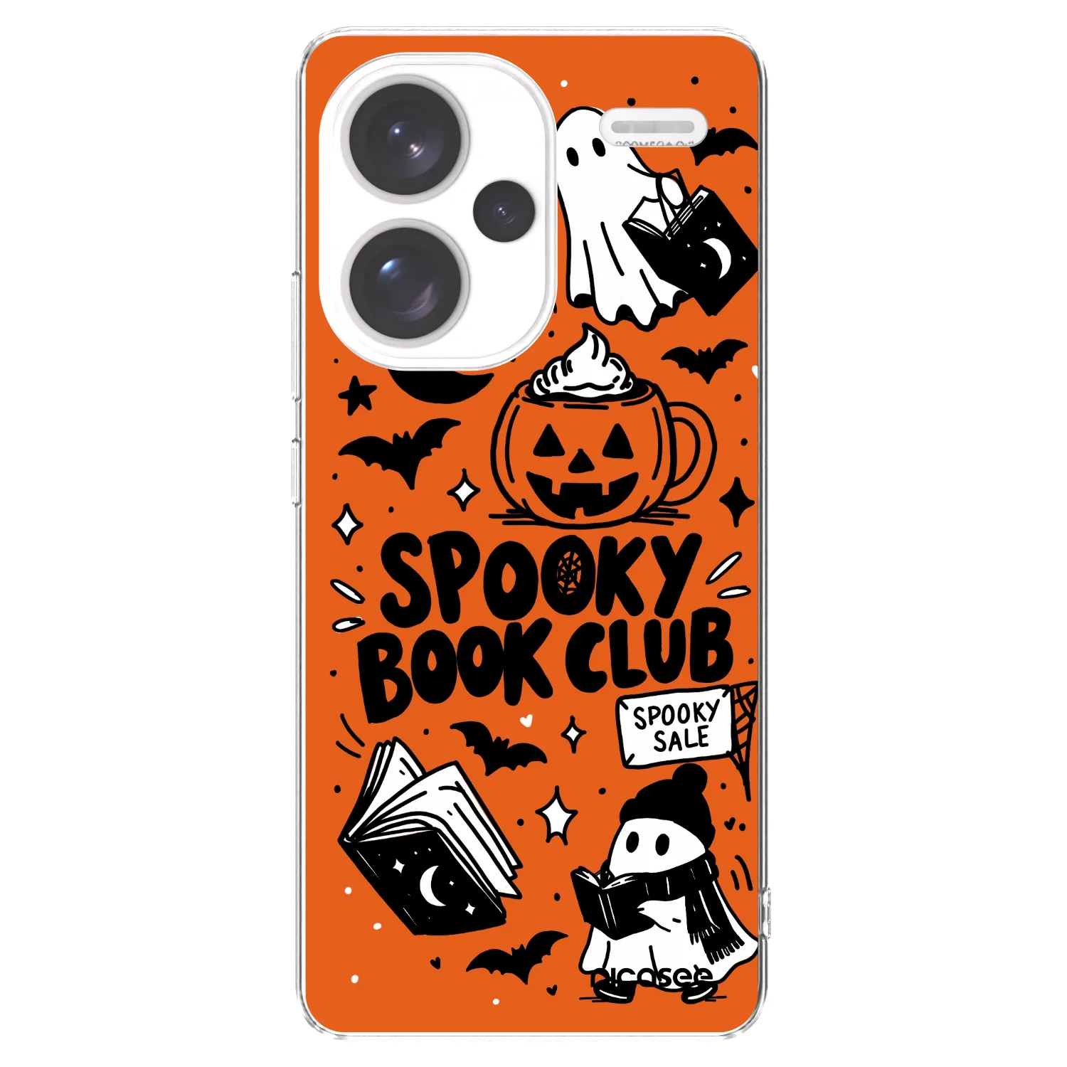 Picasee διαφανής θήκη σιλικόνης Xiaomi Redmi Note 13 Pro+ 5G - Spooky book club