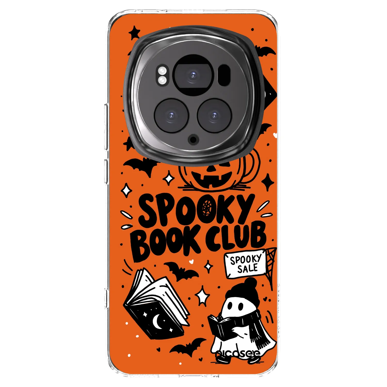 Picasee διαφανής θήκη σιλικόνης Honor Magic6 Pro - Spooky book club