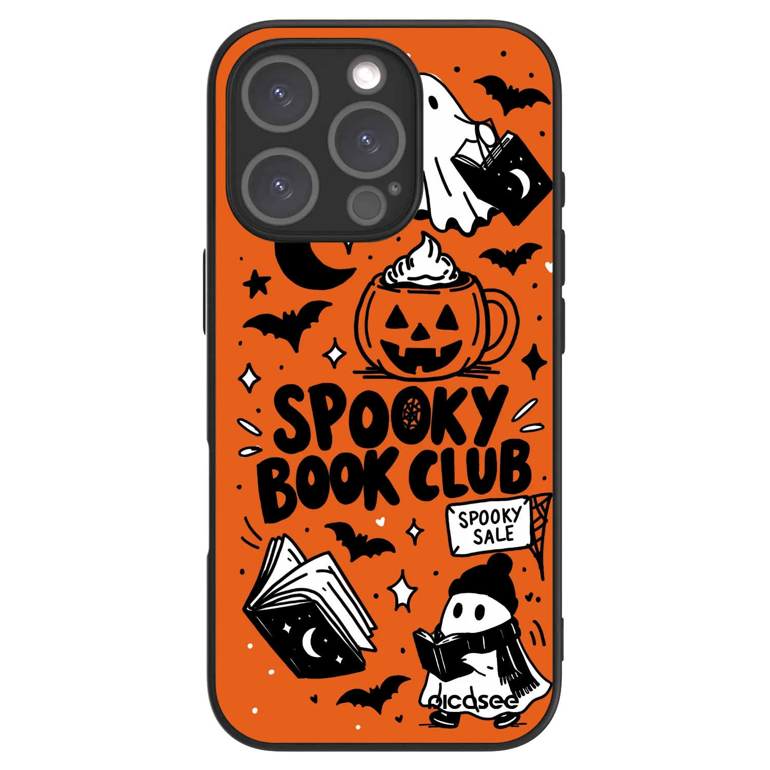 Picasee ULTIMATE CASE MagSafe pro Apple iPhone 16 Pro - Spooky book club