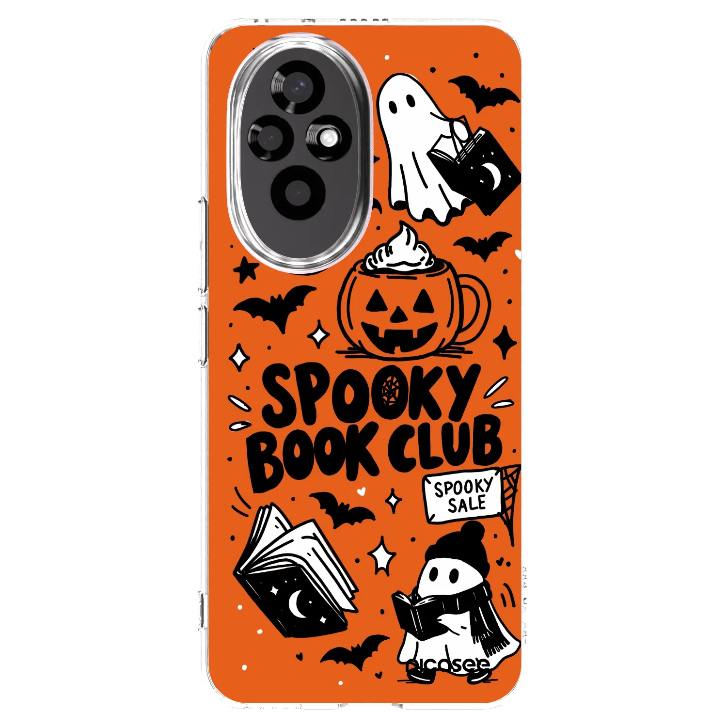 Picasee διαφανής θήκη σιλικόνης Honor 200 5G - Spooky book club