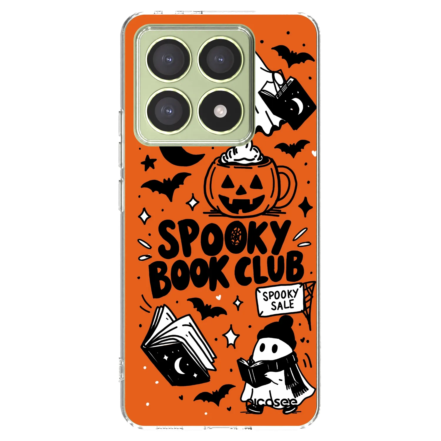 Picasee διαφανής θήκη σιλικόνης Xiaomi 14T - Spooky book club