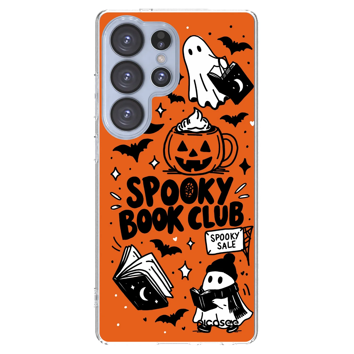 Picasee διαφανής θήκη σιλικόνης Samsung Galaxy S25 Ultra 5G - Spooky book club