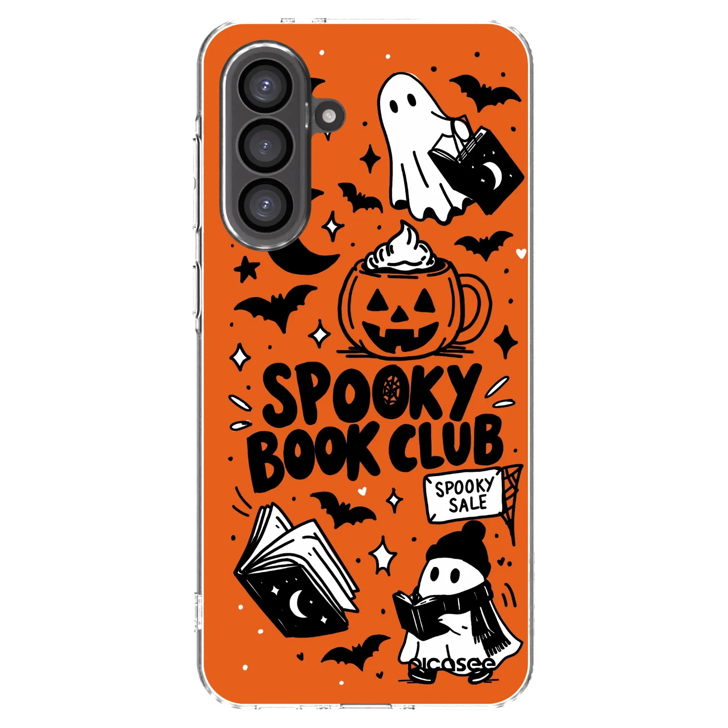 Picasee διαφανής θήκη σιλικόνης Samsung Galaxy A56 5G A566B - Spooky book club