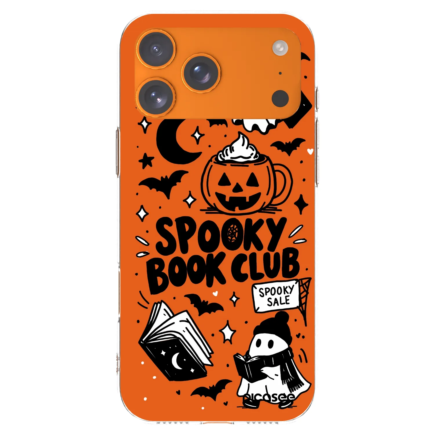 Picasee διαφανής θήκη σιλικόνης Apple iPhone 17 Pro Max - Spooky book club