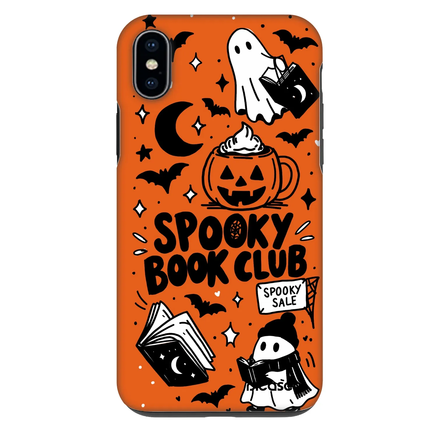 Picasee Fashion Case για Apple iPhone XS Max - Spooky book club