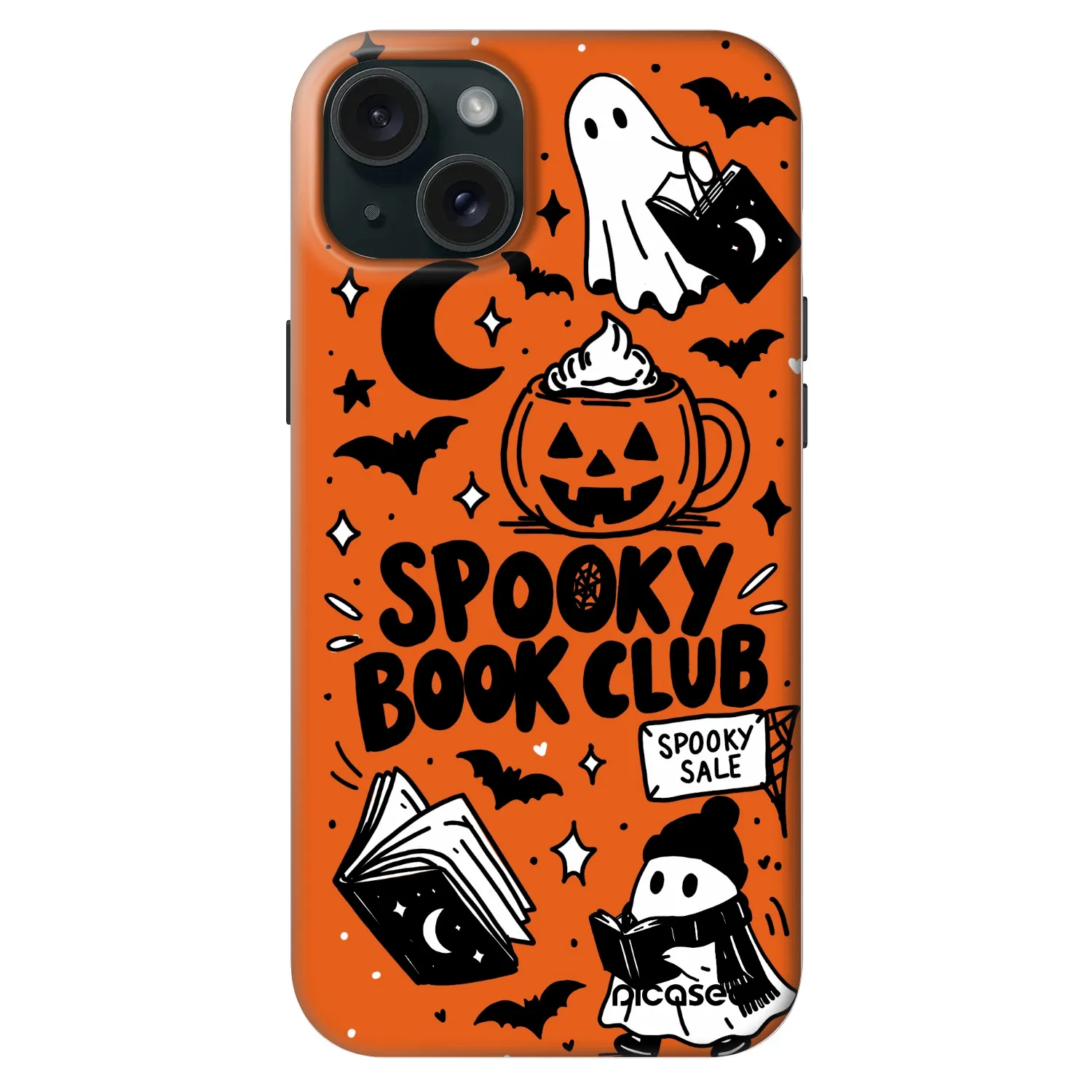 Picasee Fashion Case MagSafe για Apple iPhone 15 Plus - Spooky book club