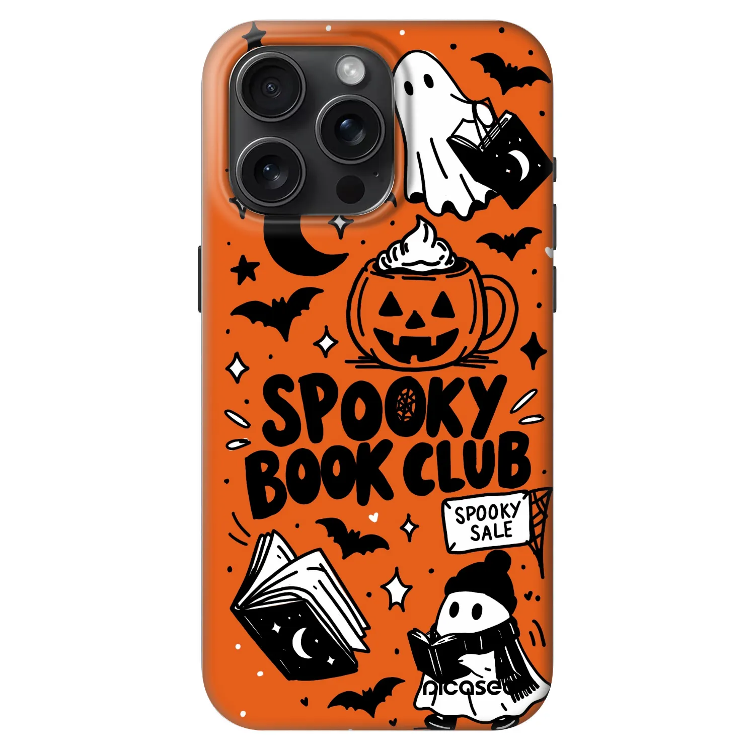 Picasee Fashion Case MagSafe για Apple iPhone 15 Pro Max - Spooky book club