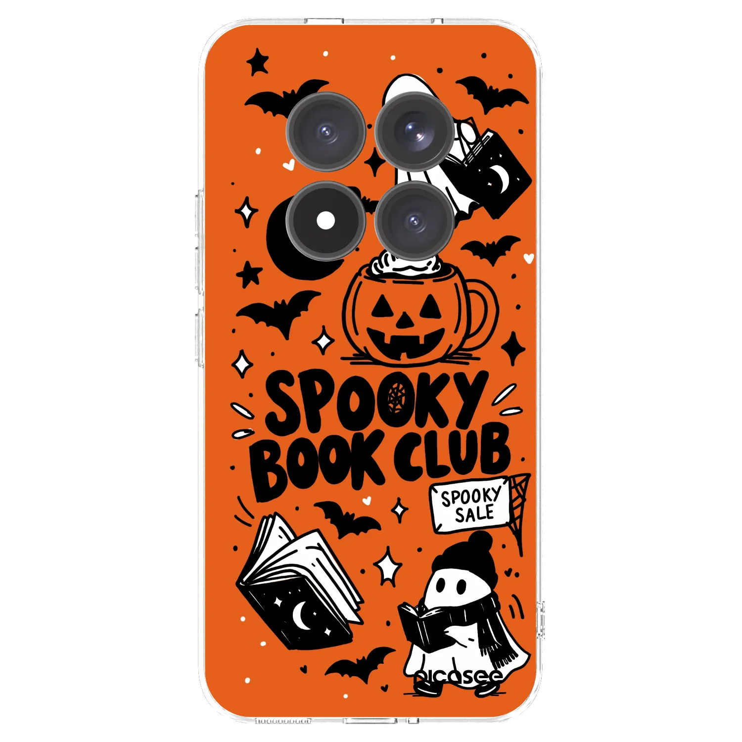 Picasee διαφανής θήκη σιλικόνης Xiaomi Redmi Note 15 Pro+ - Spooky book club
