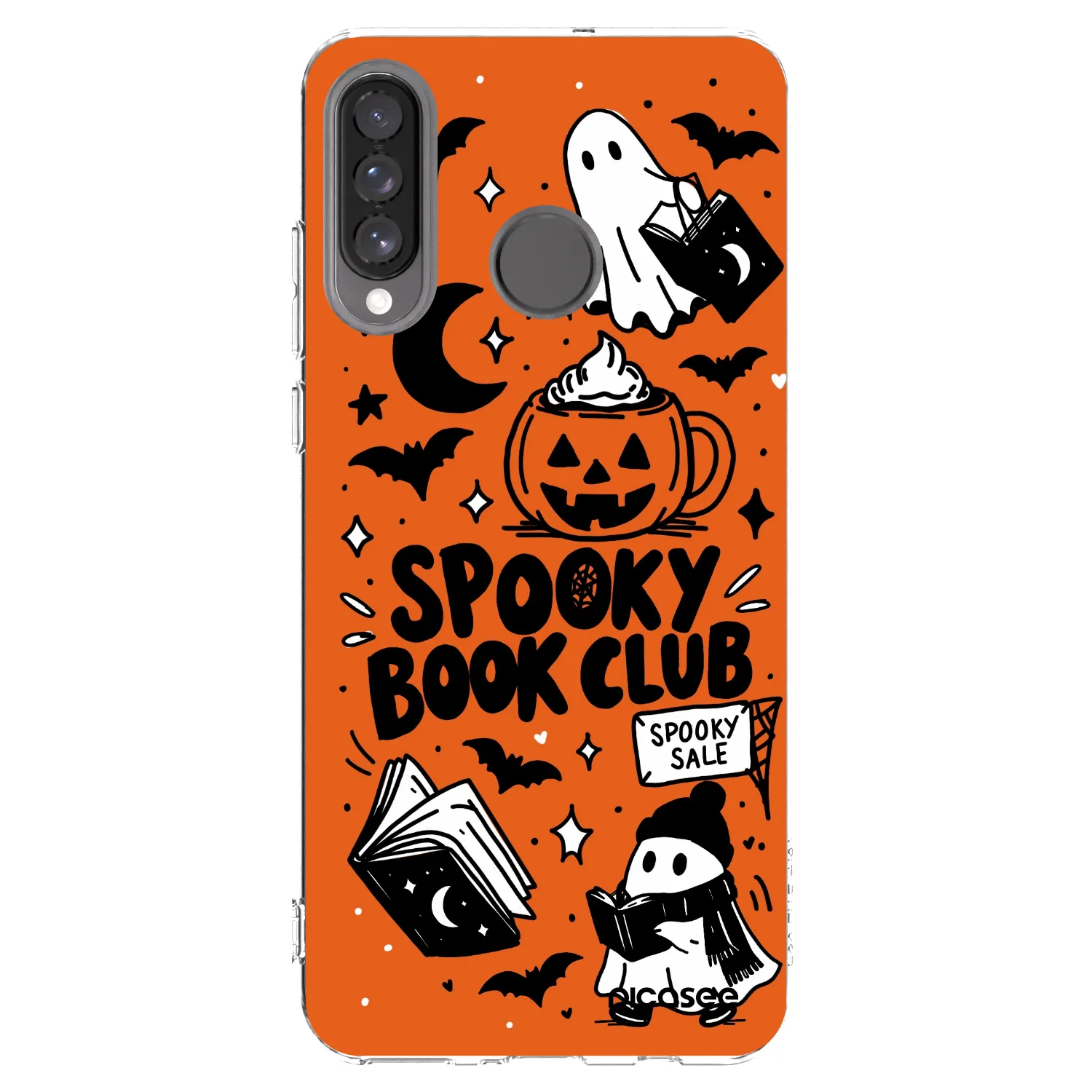 Picasee διαφανής θήκη σιλικόνης Huawei P30 Lite - Spooky book club
