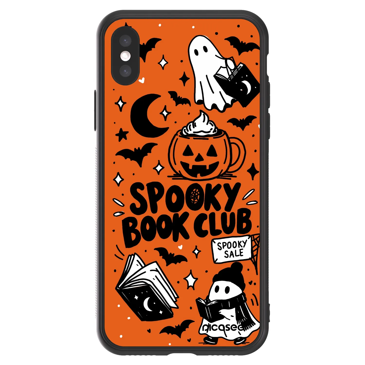 Picasee ULTIMATE CASE για Apple iPhone X/XS - Spooky book club