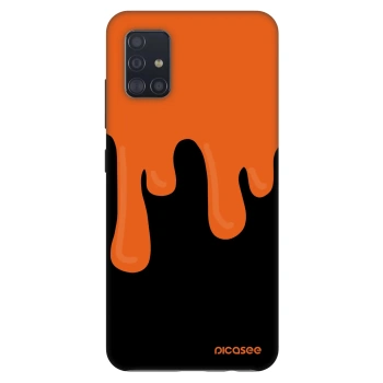 Θήκη για Samsung Galaxy A51 A515F - Orange spooky