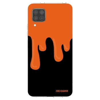 Picasee διαφανής θήκη σιλικόνης Huawei P40 Lite - Orange spooky