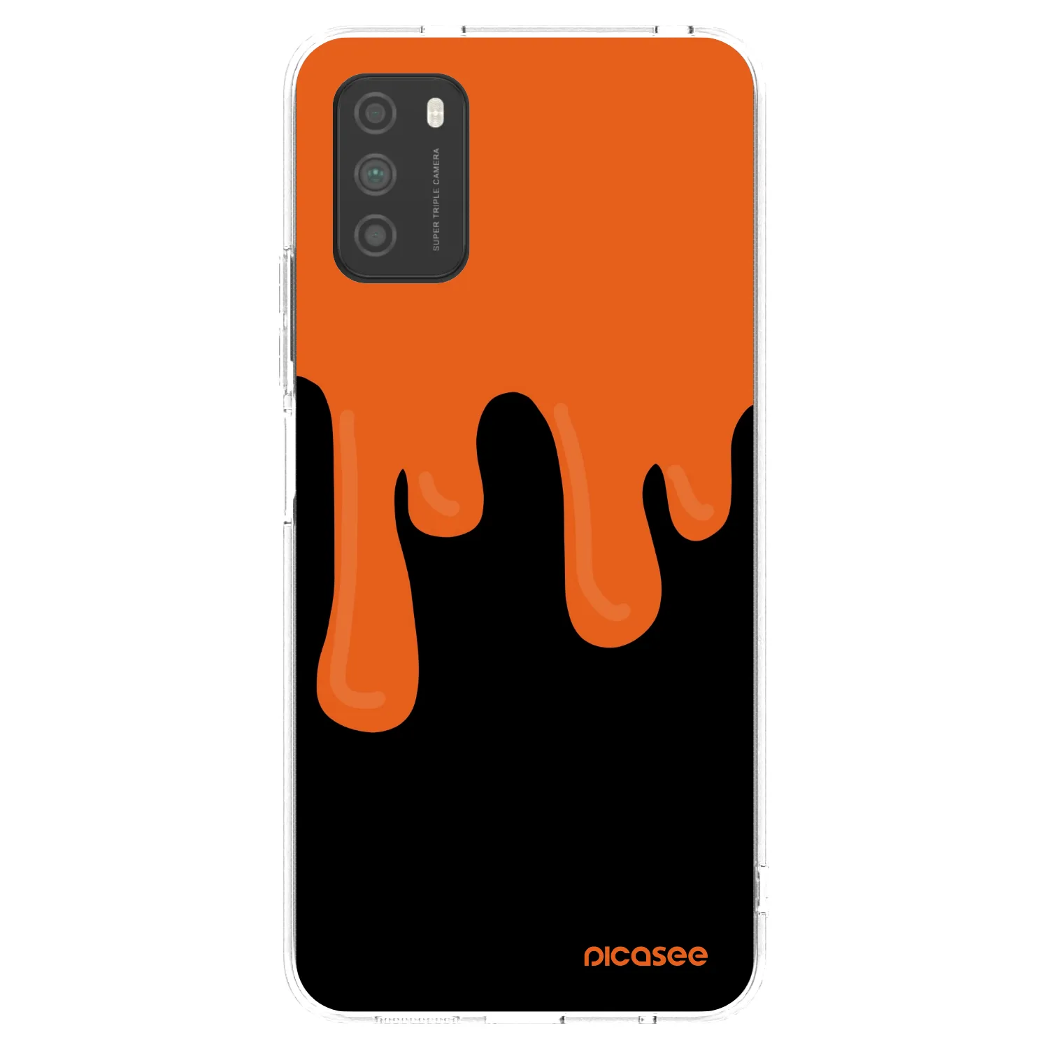 Picasee διαφανής θήκη σιλικόνης Xiaomi Poco M3 - Orange spooky