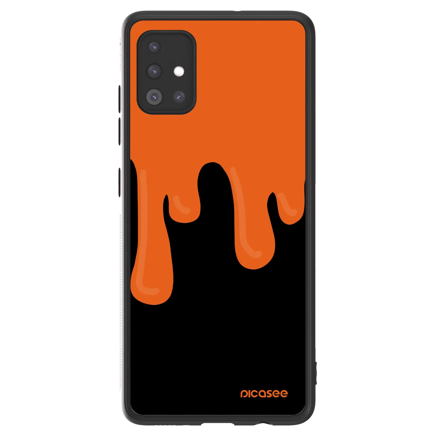 Picasee ULTIMATE CASE για Samsung Galaxy A51 A515F - Orange spooky