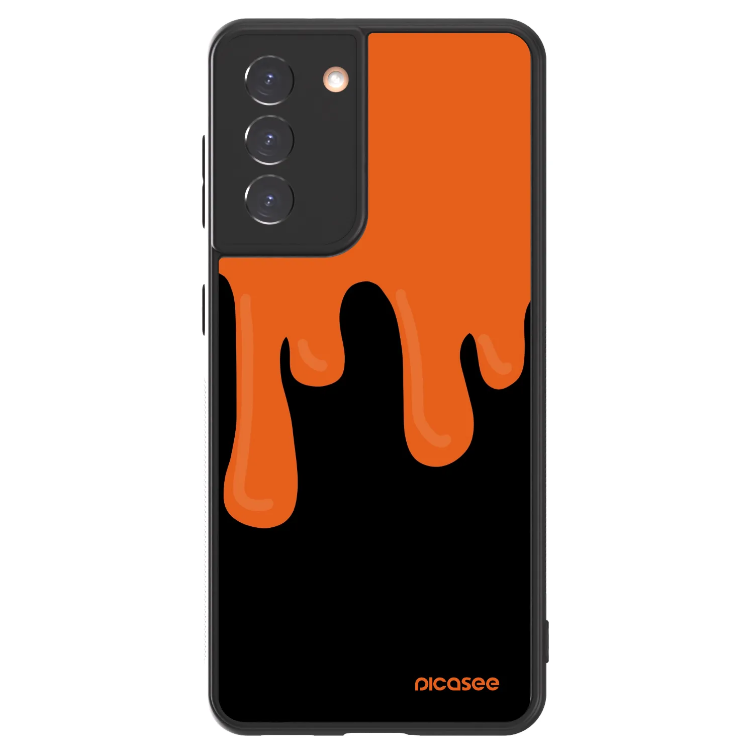 Picasee ULTIMATE CASE για Samsung Galaxy S21 5G G991B - Orange spooky