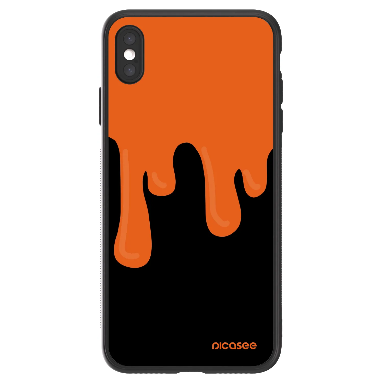 Picasee ULTIMATE CASE για Apple iPhone XS Max - Orange spooky