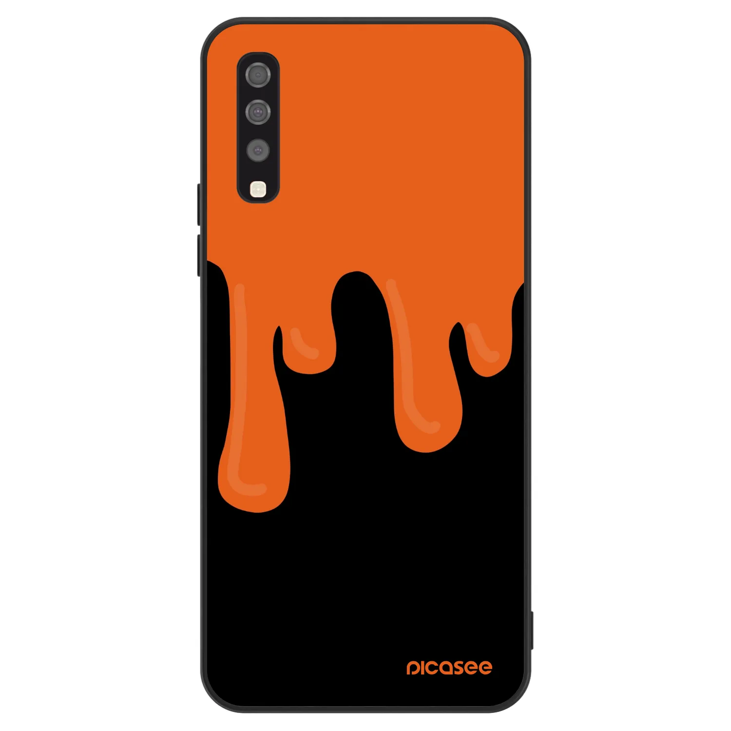 Picasee ULTIMATE CASE για Samsung Galaxy A70 A705F - Orange spooky