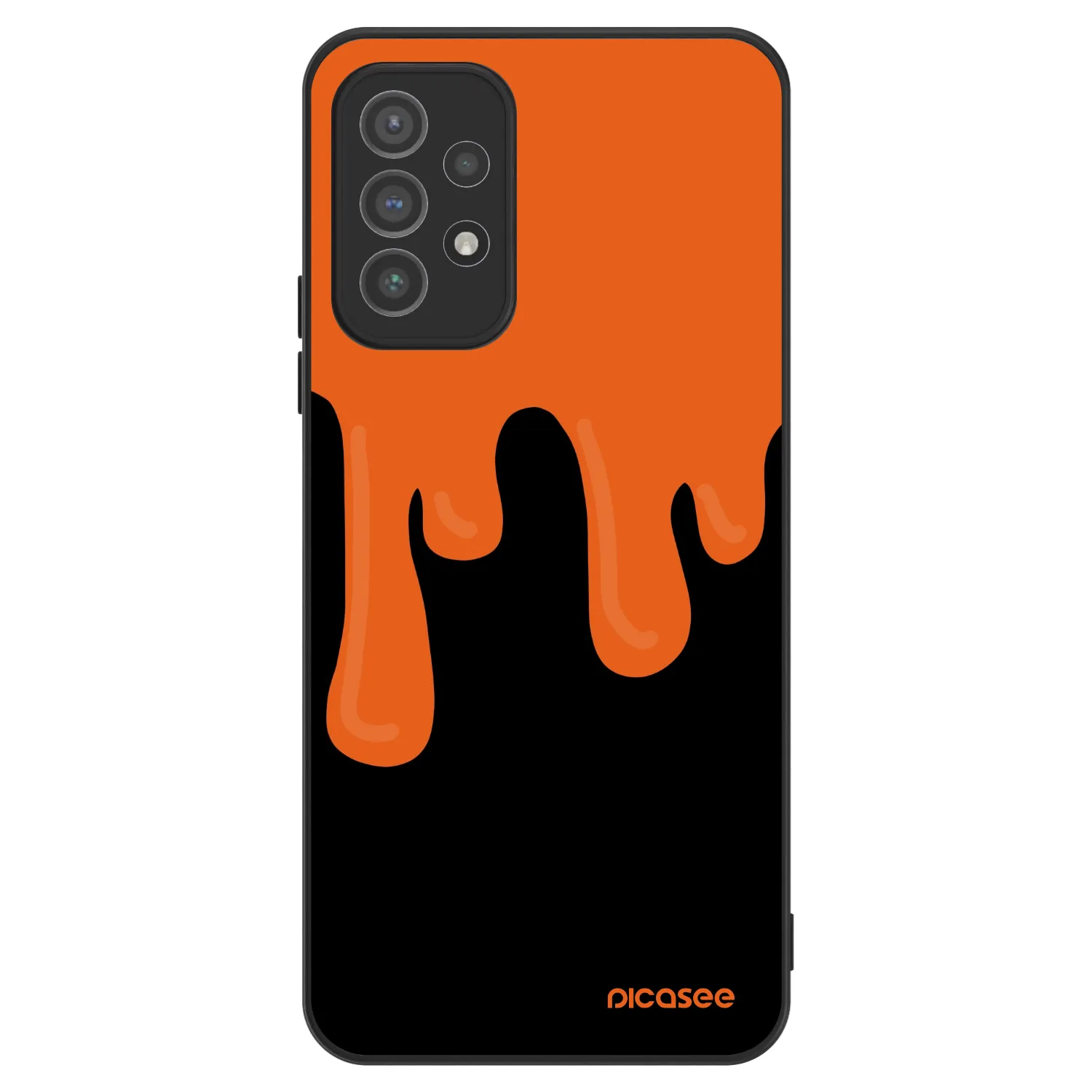 Picasee ULTIMATE CASE για Samsung Galaxy A72 A725F - Orange spooky