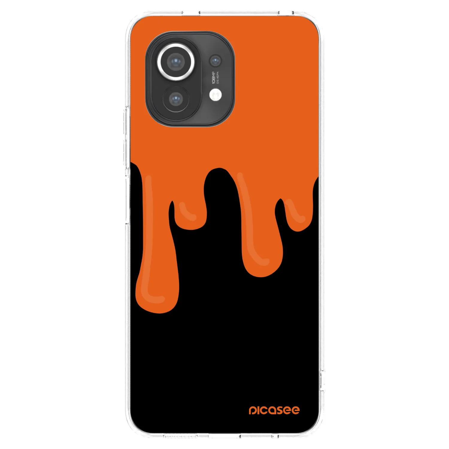 Picasee διαφανής θήκη σιλικόνης Xiaomi Mi 11 - Orange spooky