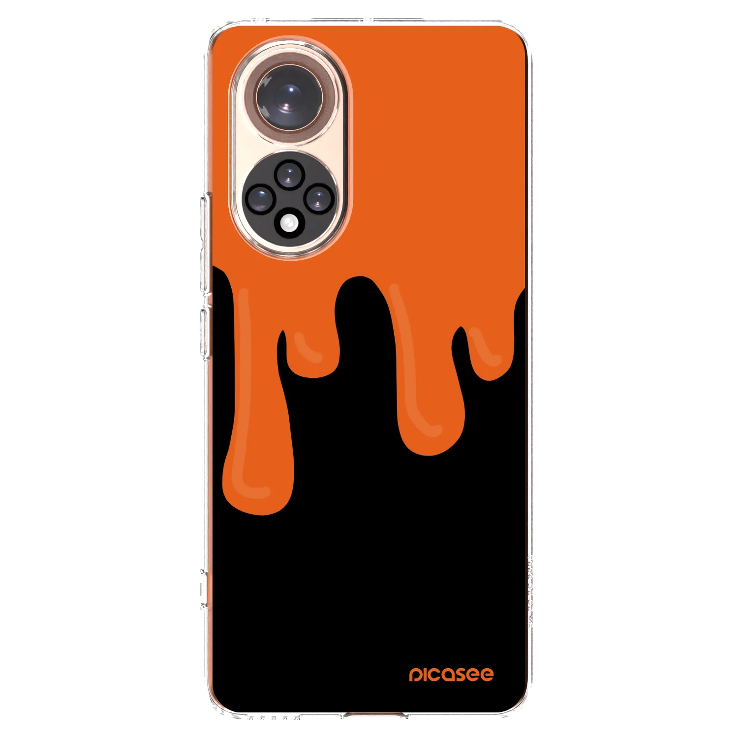 Picasee διαφανής θήκη σιλικόνης Honor 50 5G - Orange spooky