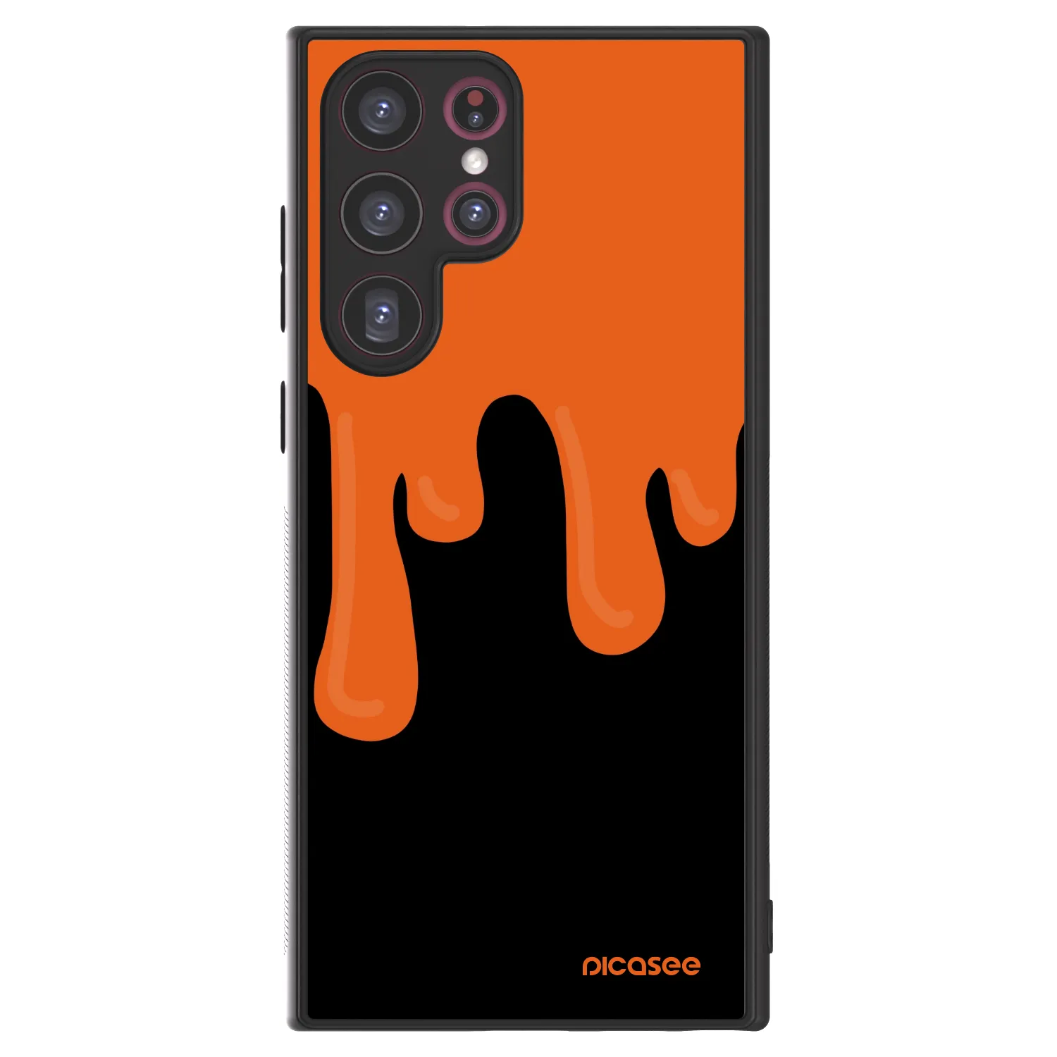 Picasee ULTIMATE CASE για Samsung Galaxy S22 Ultra 5G - Orange spooky