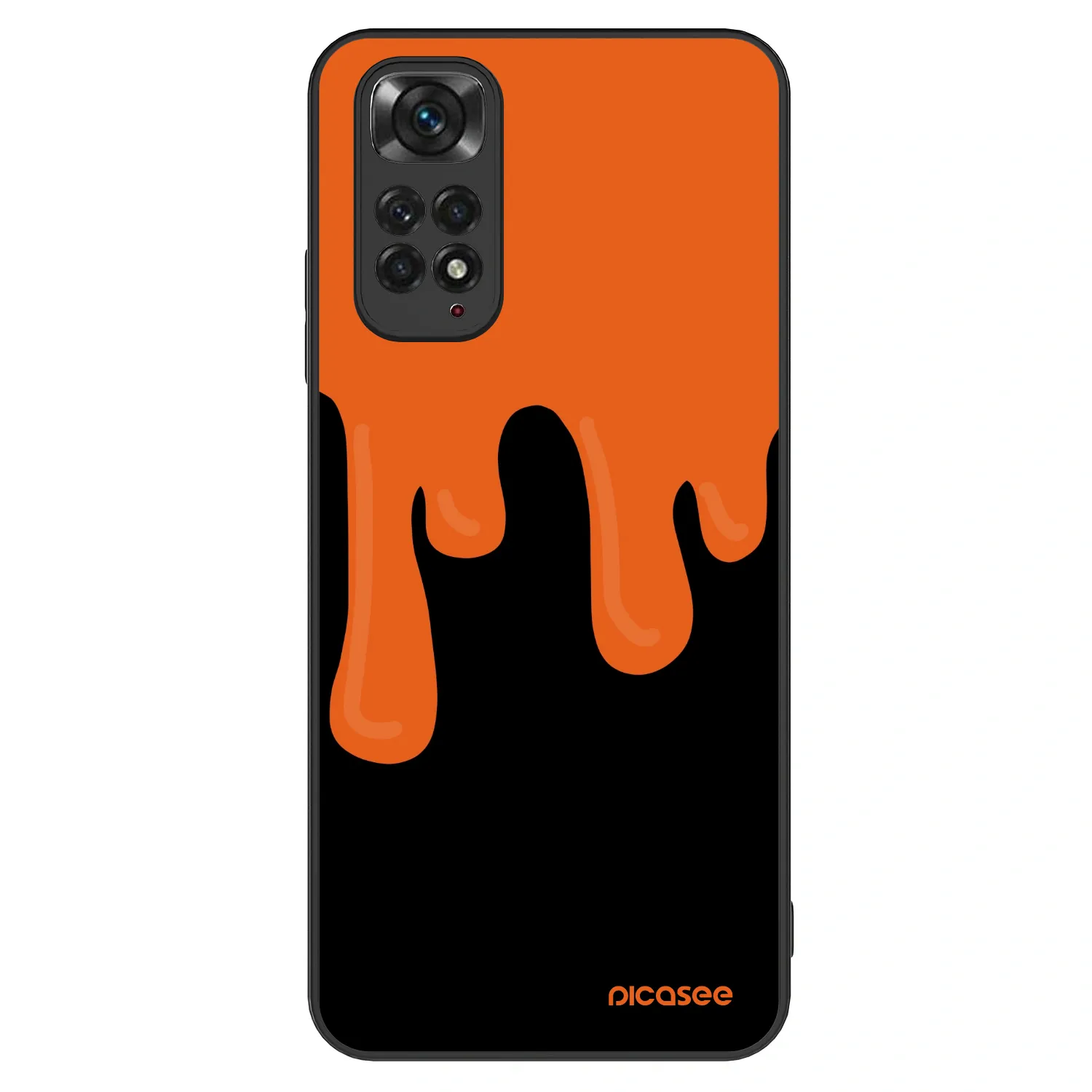 Picasee ULTIMATE CASE για Xiaomi Redmi Note 11 - Orange spooky