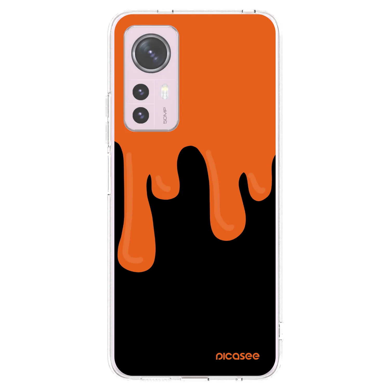 Picasee διαφανής θήκη σιλικόνης Xiaomi 12 - Orange spooky