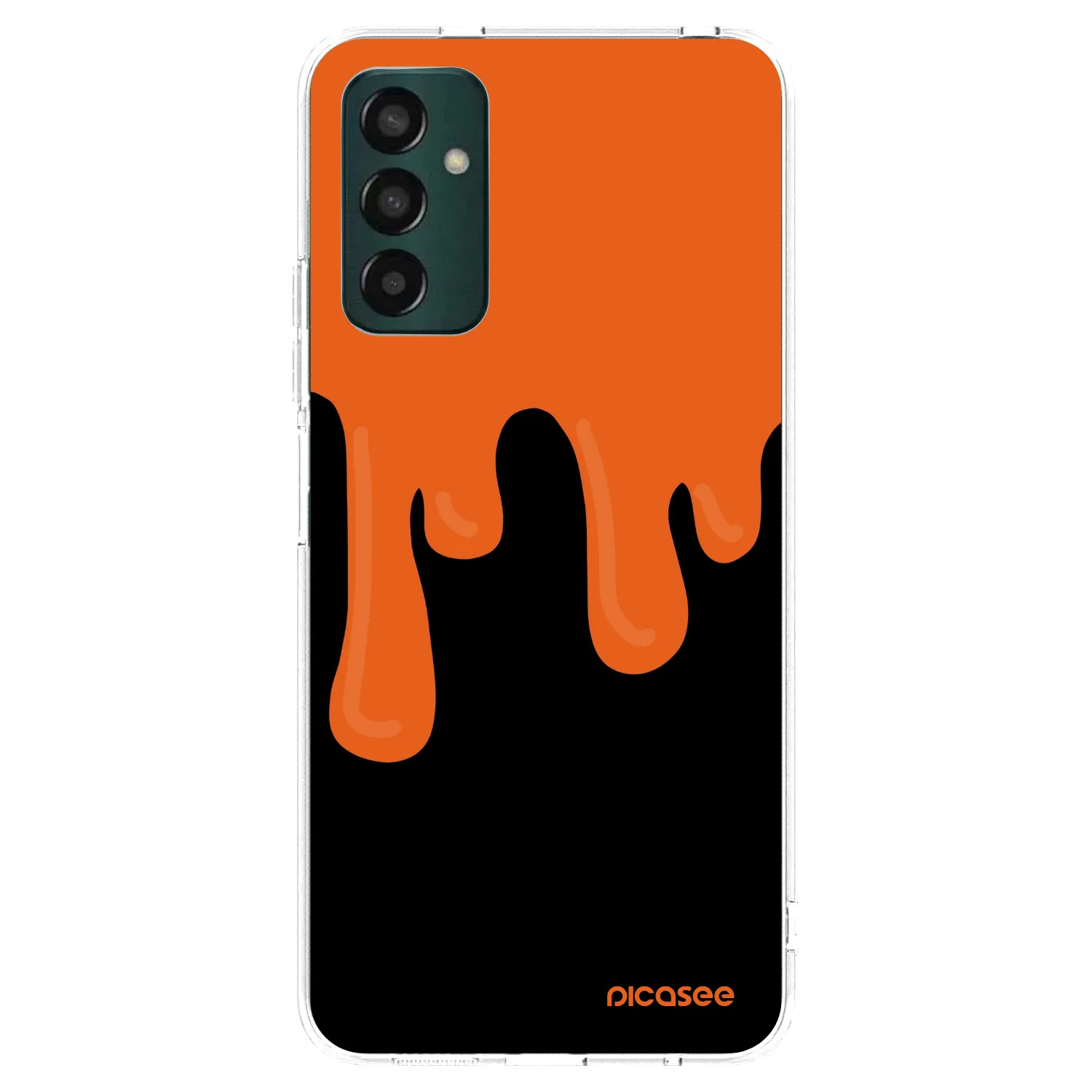 Picasee διαφανής θήκη σιλικόνης Samsung Galaxy M23 5G - Orange spooky