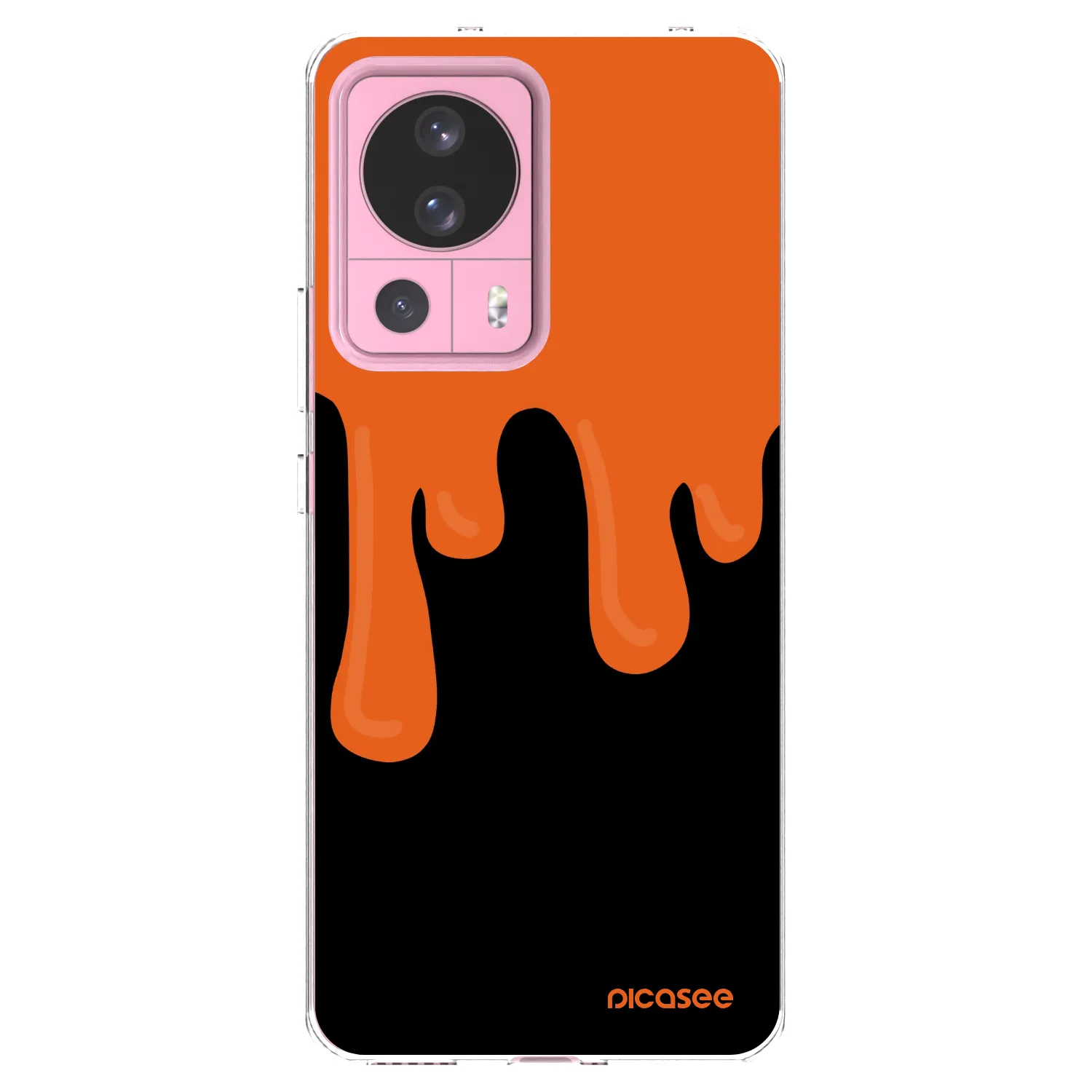 Picasee διαφανής θήκη σιλικόνης Xiaomi 13 Lite - Orange spooky
