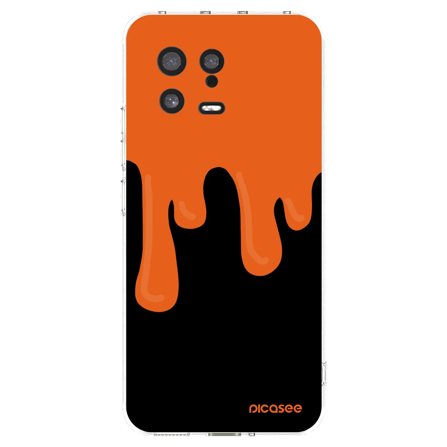 Picasee διαφανής θήκη σιλικόνης Xiaomi 13 - Orange spooky