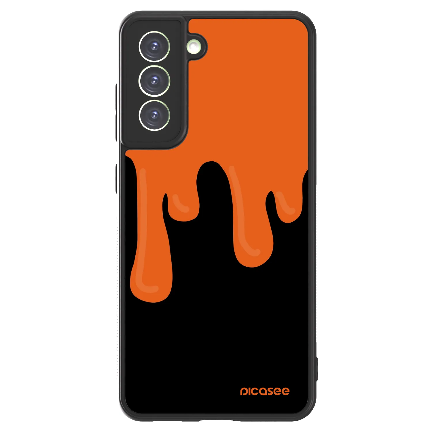 Picasee ULTIMATE CASE PowerShare για Samsung Galaxy S21 FE 5G - Orange spooky