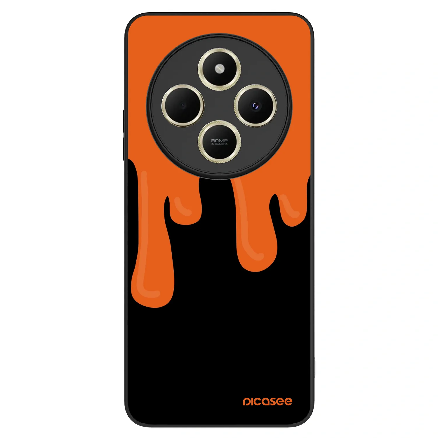 Picasee ULTIMATE CASE για Xiaomi Redmi 14C - Orange spooky