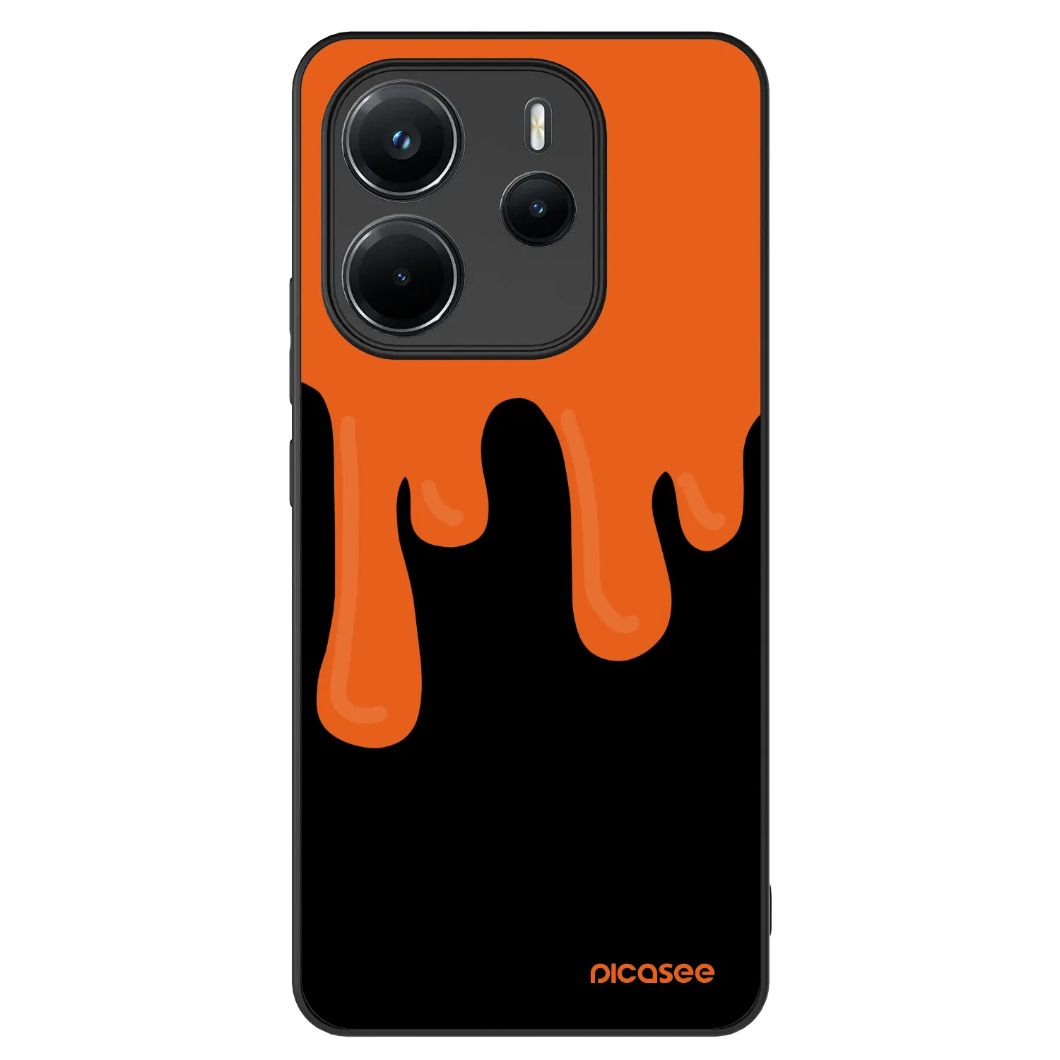 Picasee ULTIMATE CASE για Xiaomi Redmi Note 14 4G - Orange spooky
