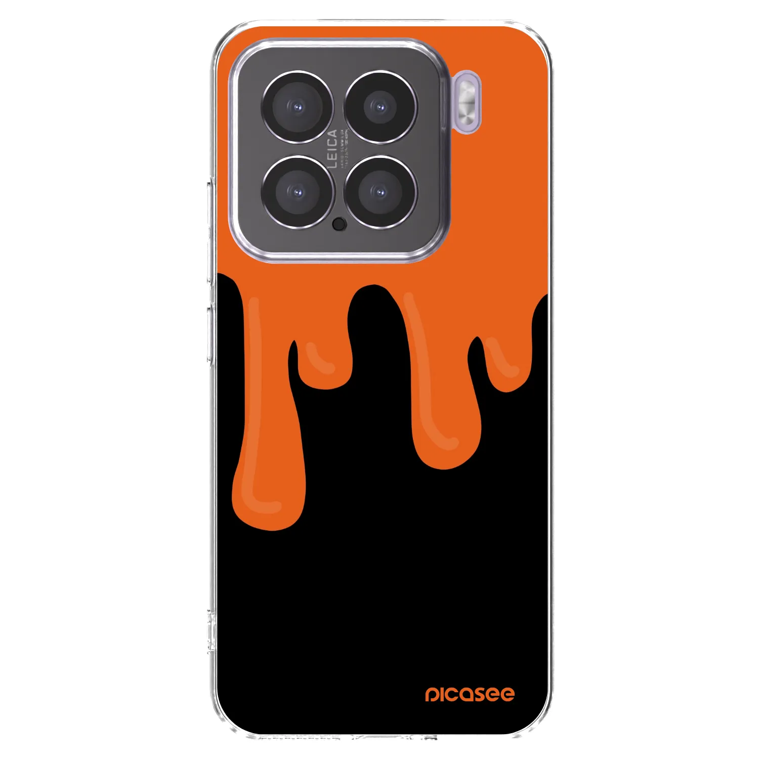 Picasee διαφανής θήκη σιλικόνης Xiaomi 15 - Orange spooky