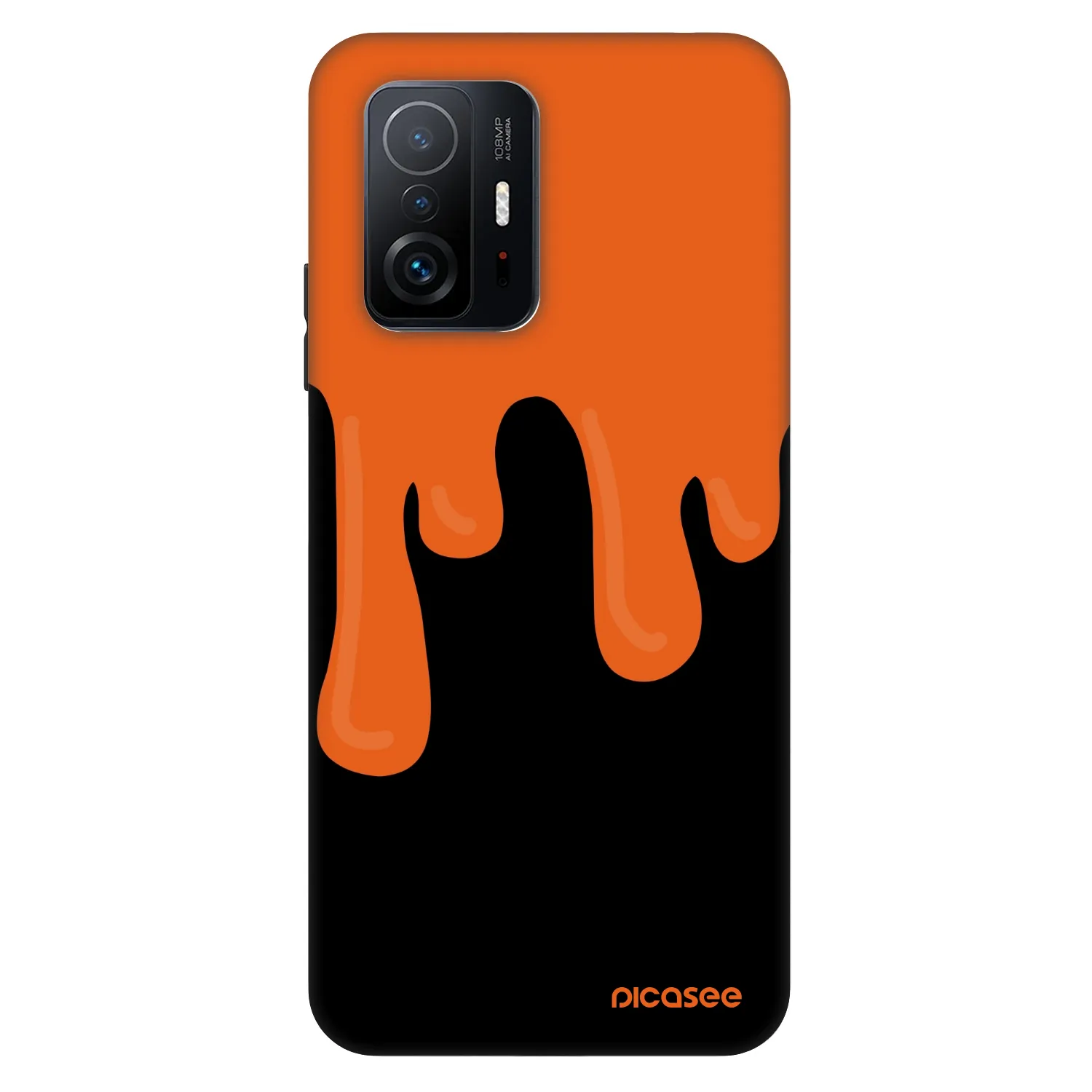 Picasee Fashion Case για Xiaomi 11T Pro - Orange spooky