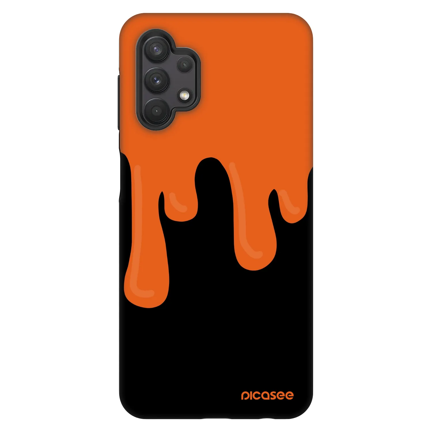 Picasee Fashion Case για Samsung Galaxy A32 5G A326B - Orange spooky