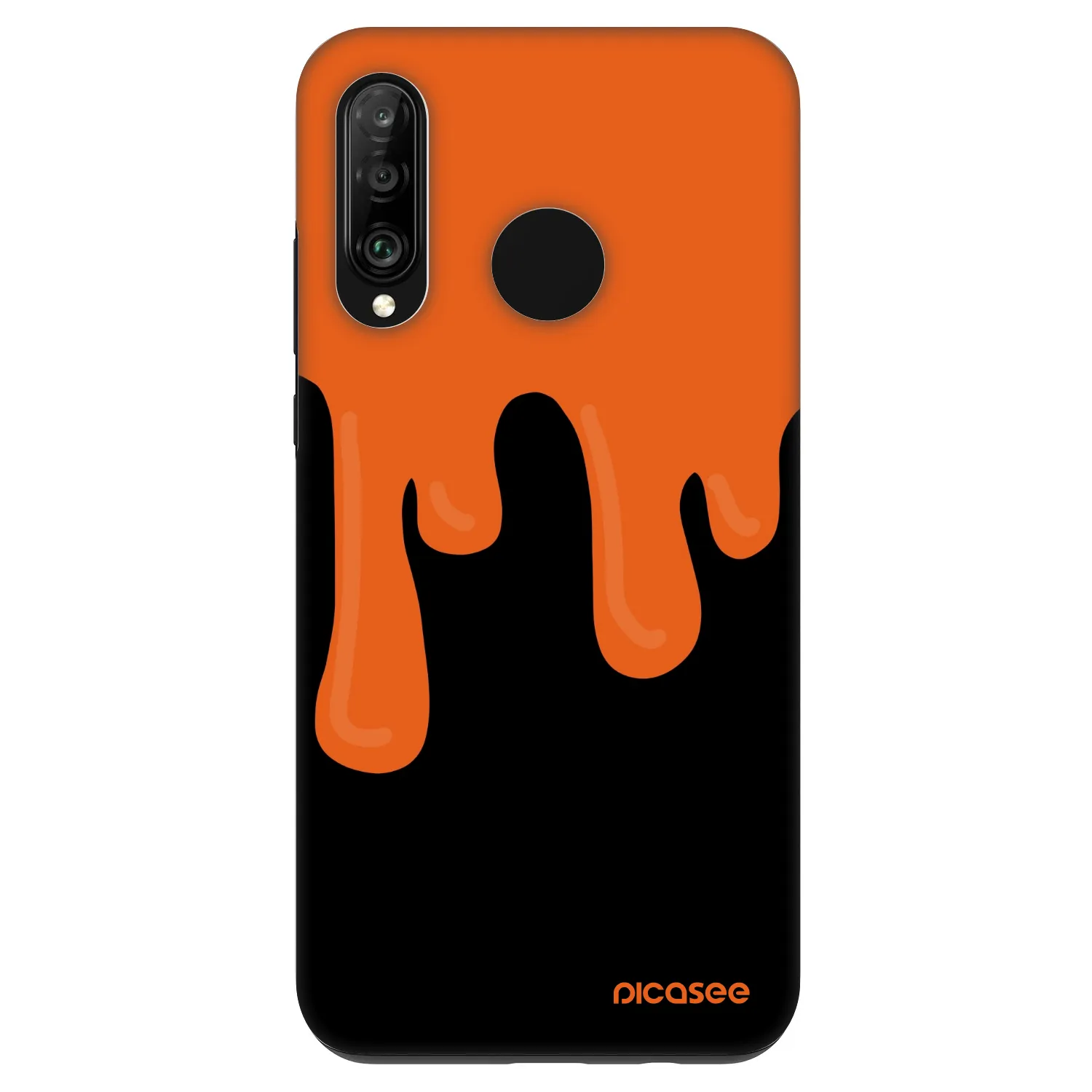 Picasee Fashion Case για Huawei P30 Lite - Orange spooky