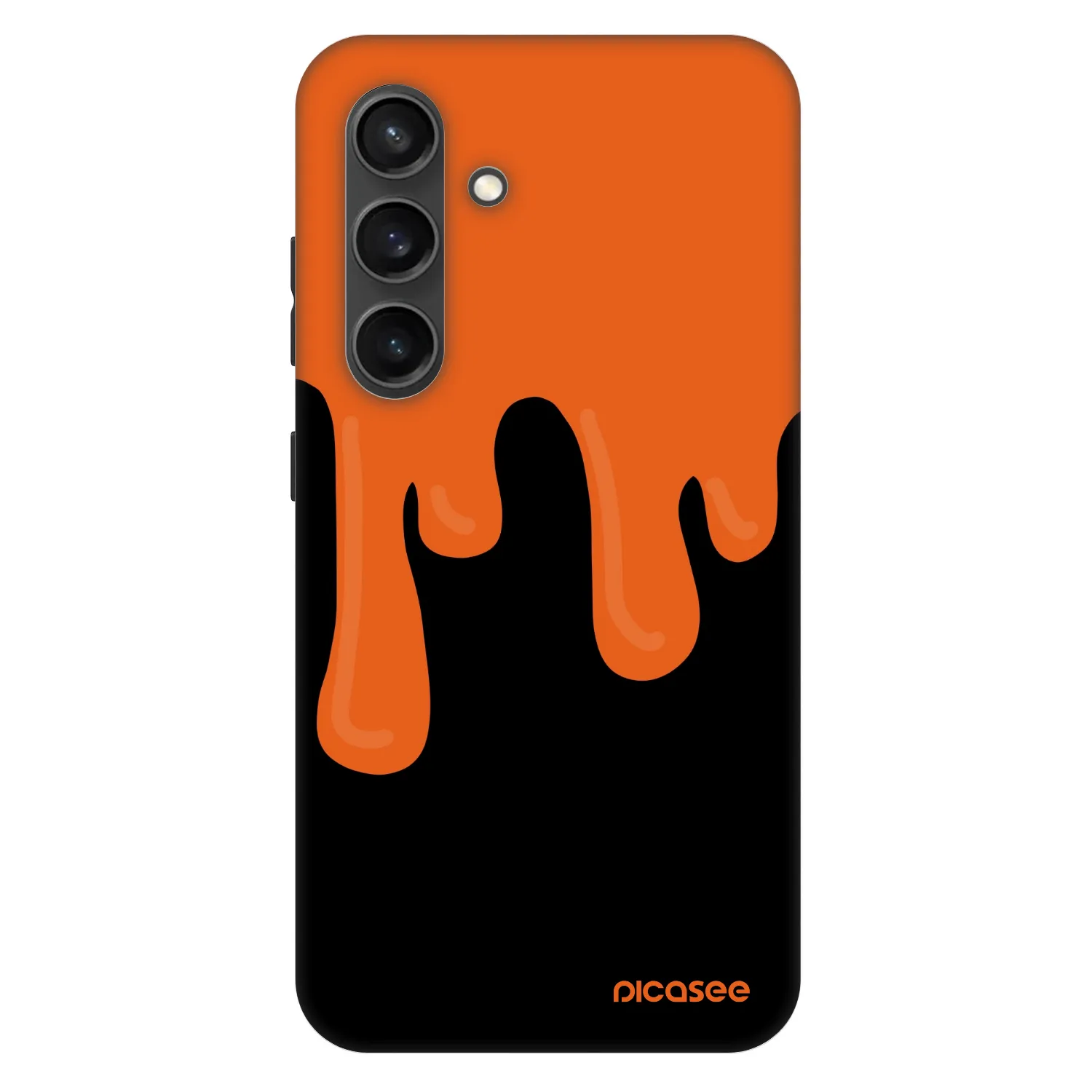 Picasee Fashion Case PowerShare pro Samsung Galaxy S24+ S926B 5G - Orange spooky