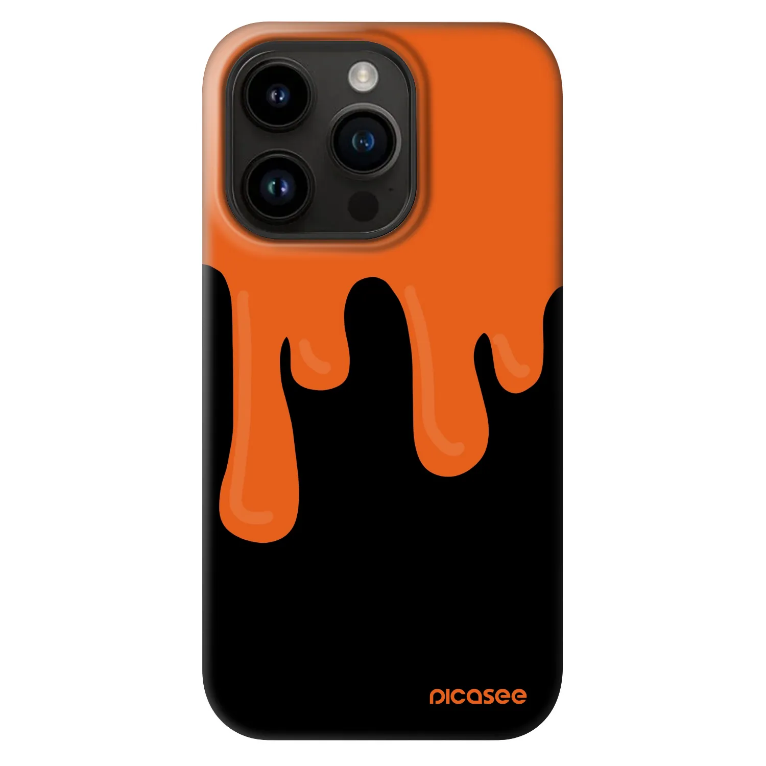 Picasee Fashion Case MagSafe για Apple iPhone 14 Pro - Orange spooky