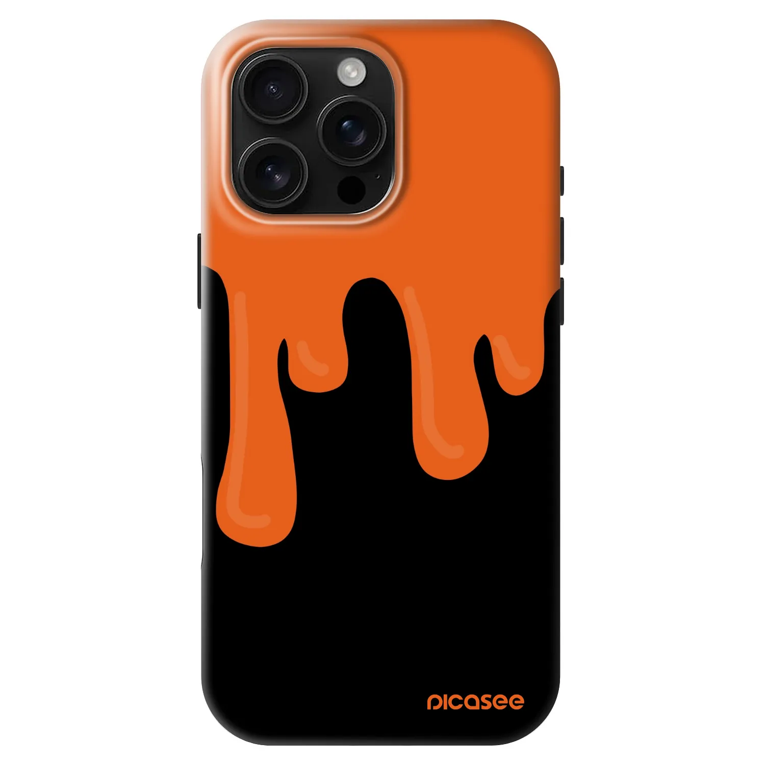 Picasee Fashion Case MagSafe για Apple iPhone 16 Pro Max - Orange spooky